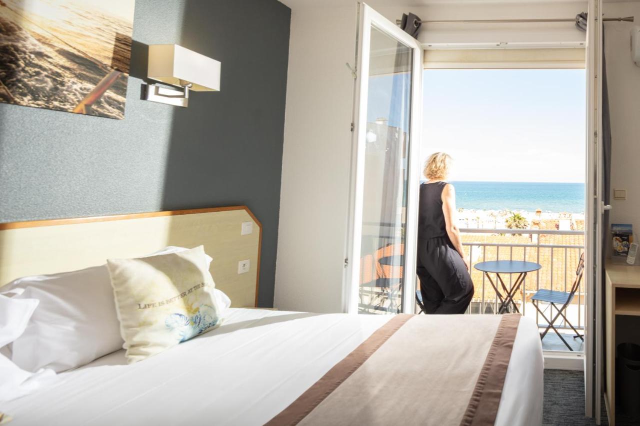 Le Regina Hotel Et Restaurant Canet-Plage Ngoại thất bức ảnh