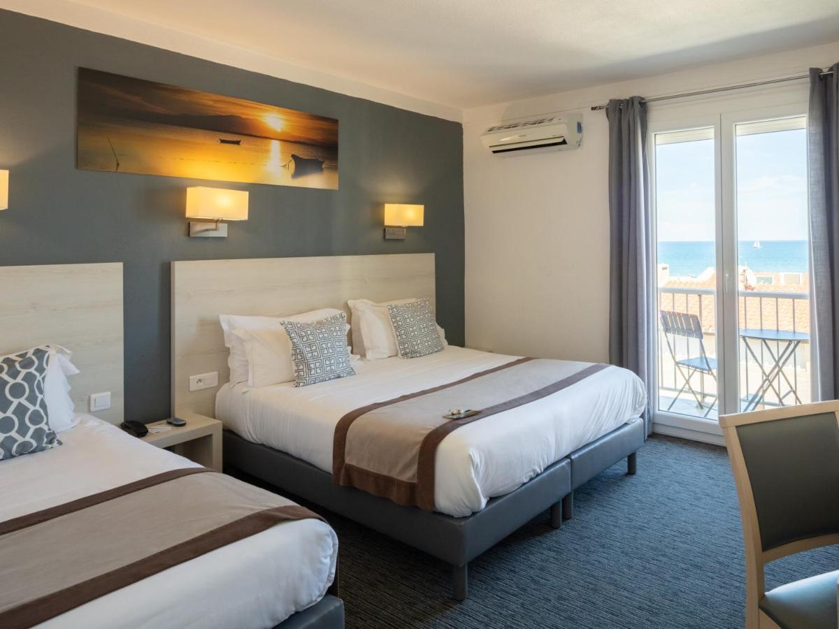 Le Regina Hotel Et Restaurant Canet-Plage Ngoại thất bức ảnh