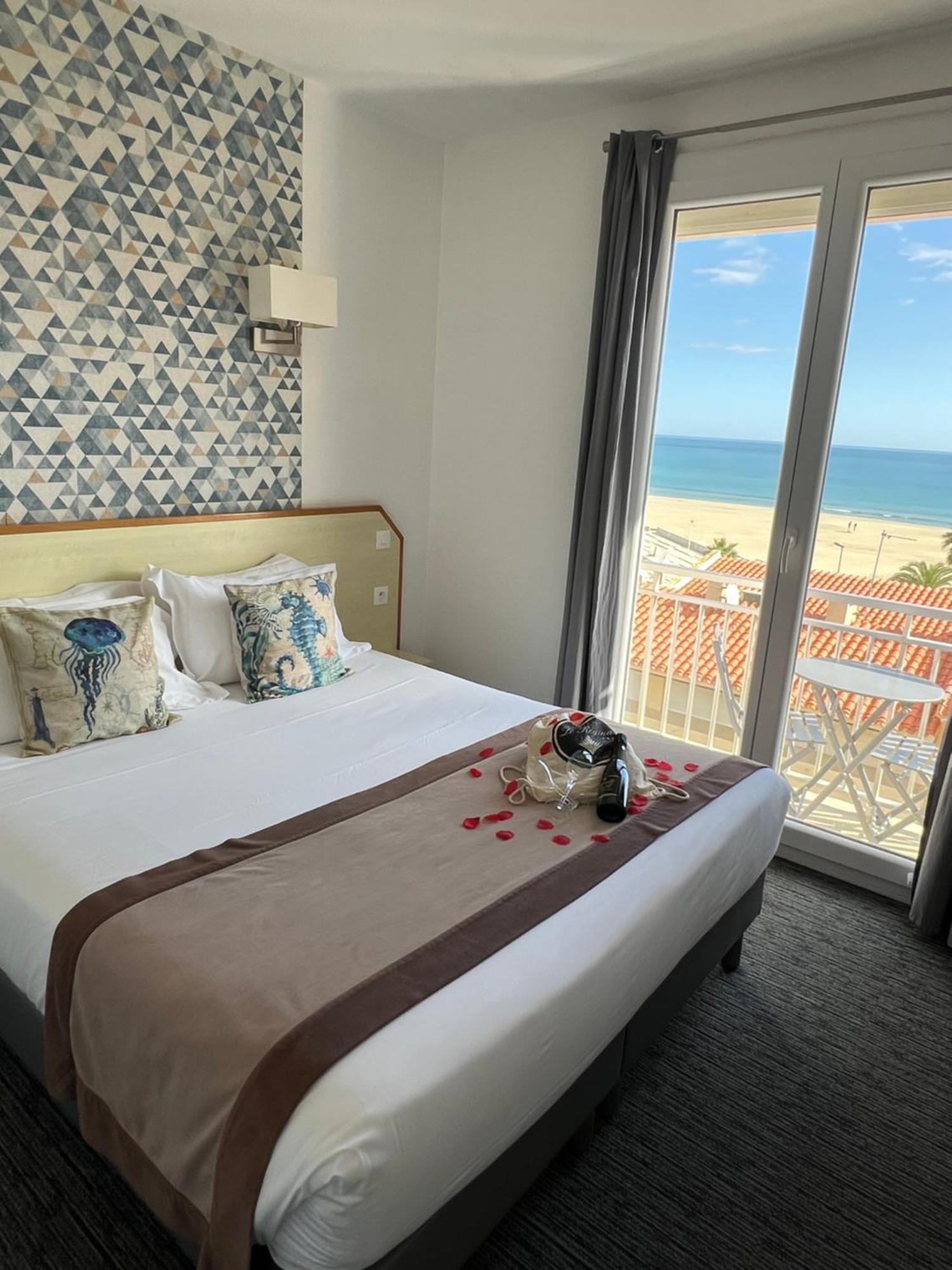 Le Regina Hotel Et Restaurant Canet-Plage Ngoại thất bức ảnh